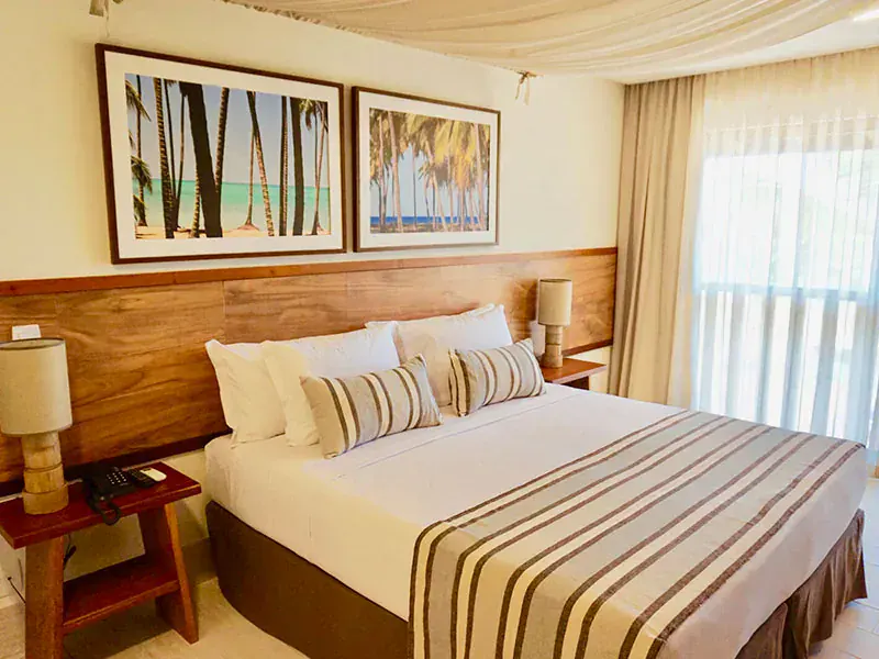 Apartamento Superior do Samoa Beach Resort, na Praia de Muro Alto, em Porto de Galinhas