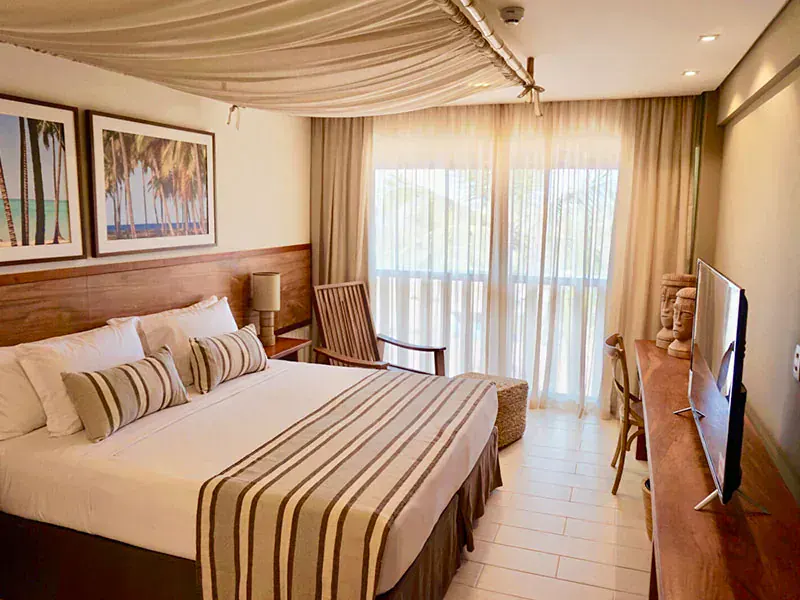 Apartamento Premium do Samoa Beach Resort, na Praia de Muro Alto, em Porto de Galinhas