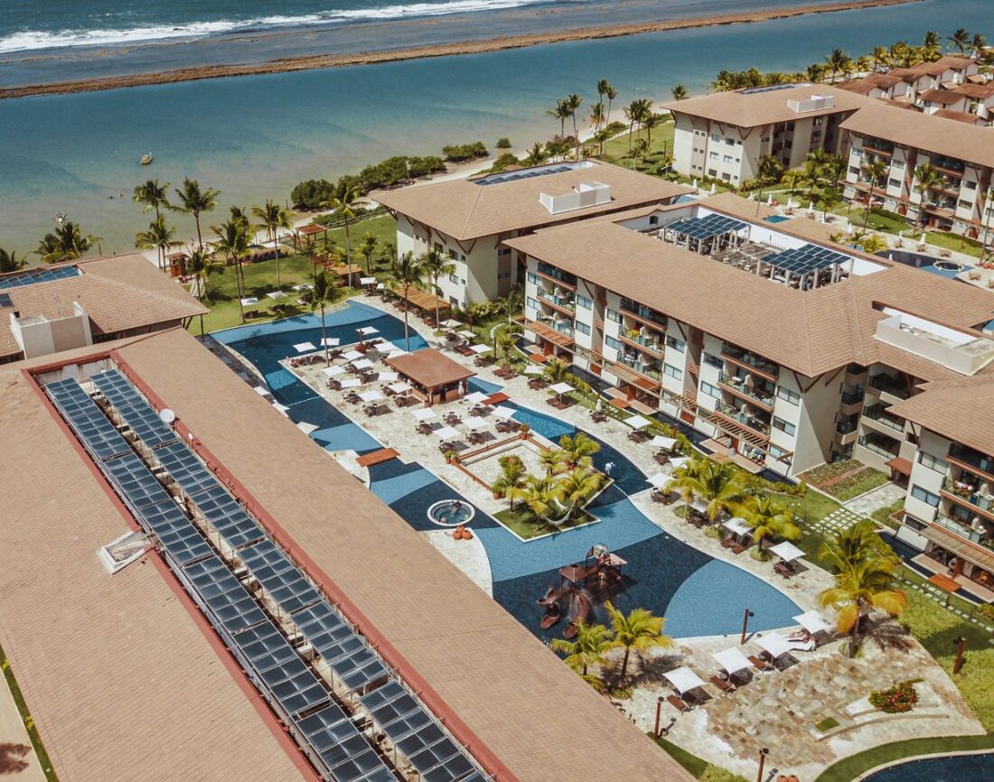 vista aerea samoa beach resort praia muro alto porto de galinhas