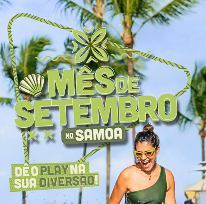 setembro no samoa verao no litoral