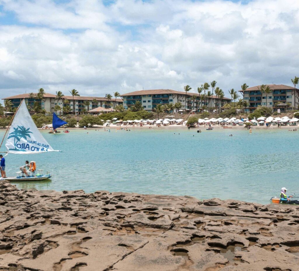 samoa beach resort maior piscina natural da america latina muro alto porto de galinhas